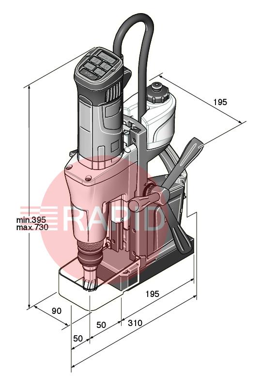 72704061  FEIN KBM 50 U Universal Magnetic Drill 50mm